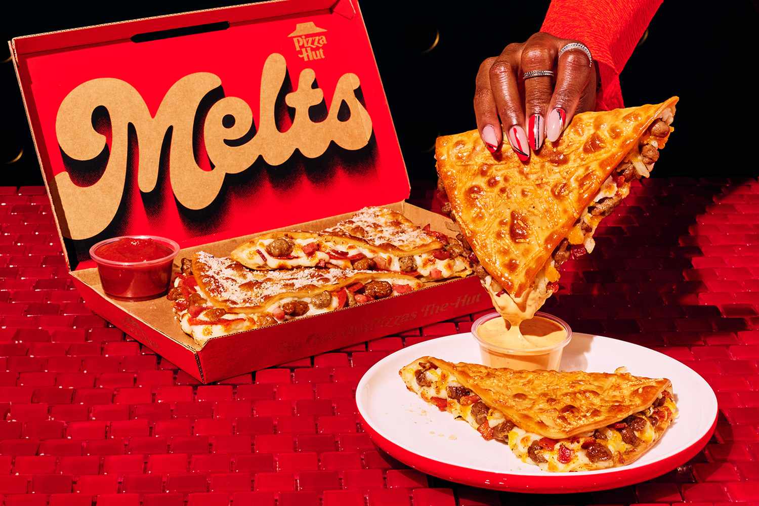 Pizza Hut's New Cheeseburger Melt The Tasty Twist Combining Burgers and Pizza in One Bite