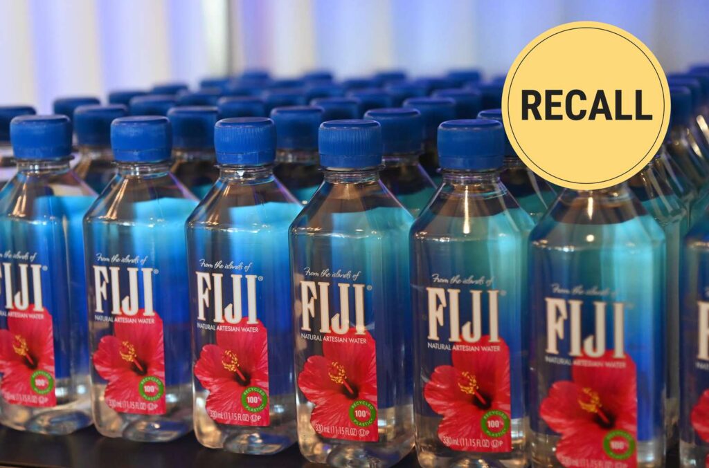 FDA Recalls Over 1,900,000 Bottles of Fiji Natural Artesian Water Due