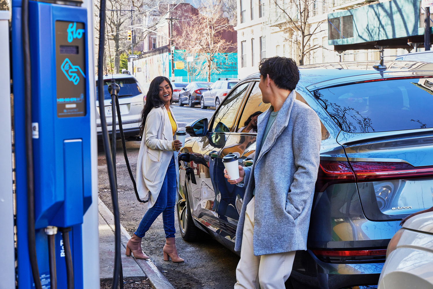 NYC's New Street Trees Are Not What You Think They Charge Electric Cars in Just 5 Minutes-