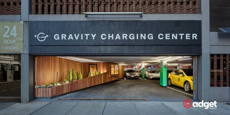 New York City's Revolutionary 5-Minute EV Charging Solution with Gravity's Ultra-Efficient Curbside 'Trees'