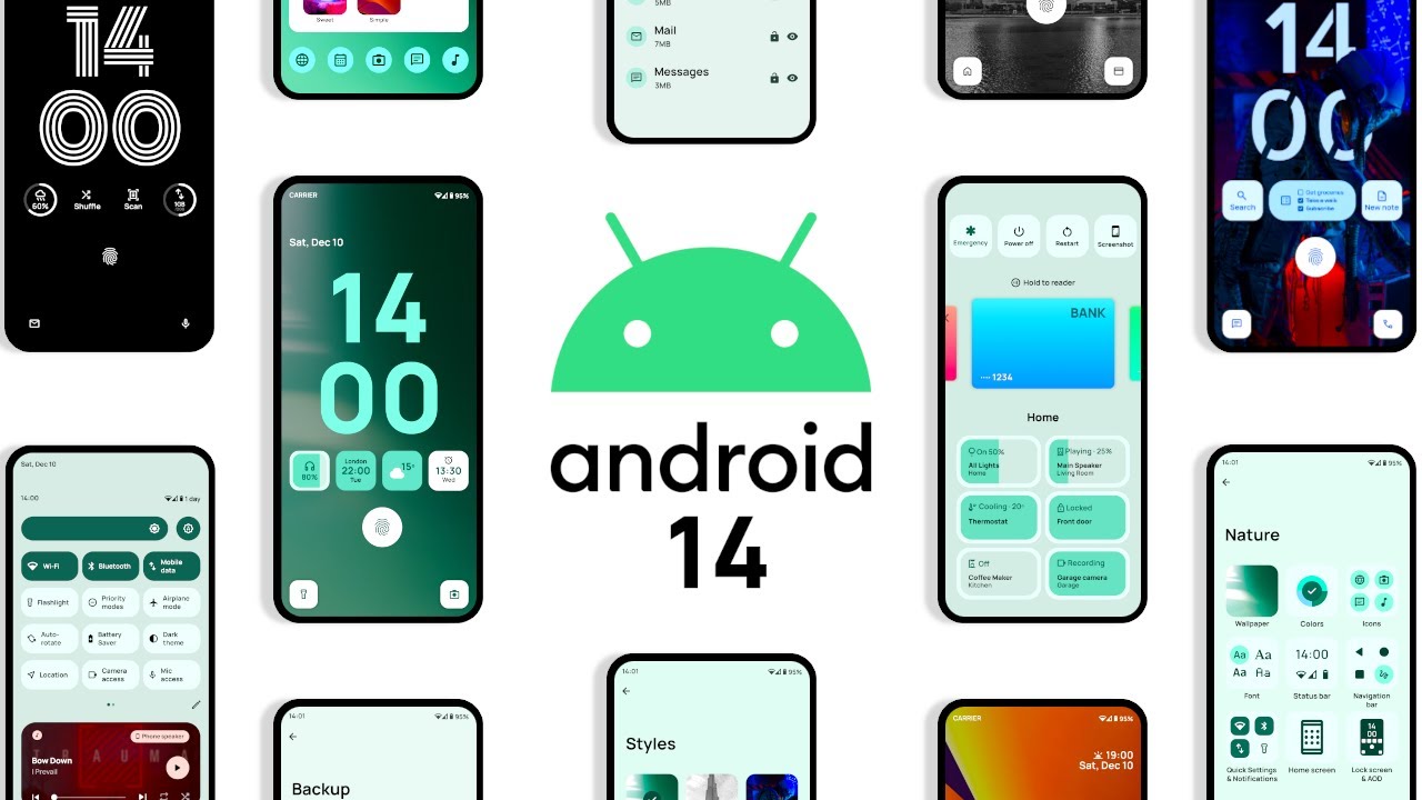 80+ Essential Features of Android 14----