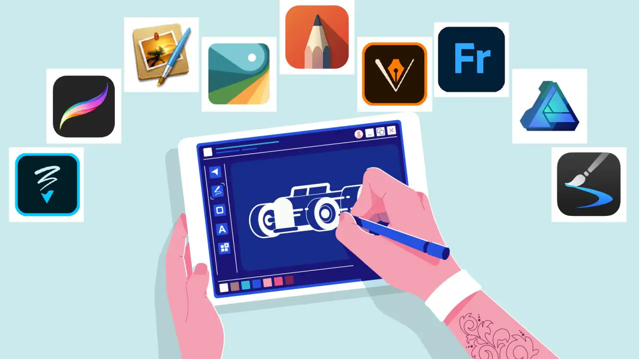 90+ Best Mobile Apps for Graphic Designers