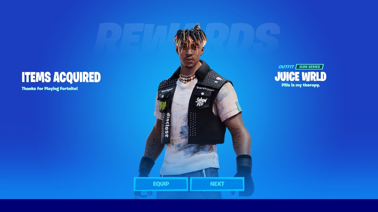 Fortnite's Special Tribute Get Juice WRLD's Free Skin Celebrating His Latest Album Release-