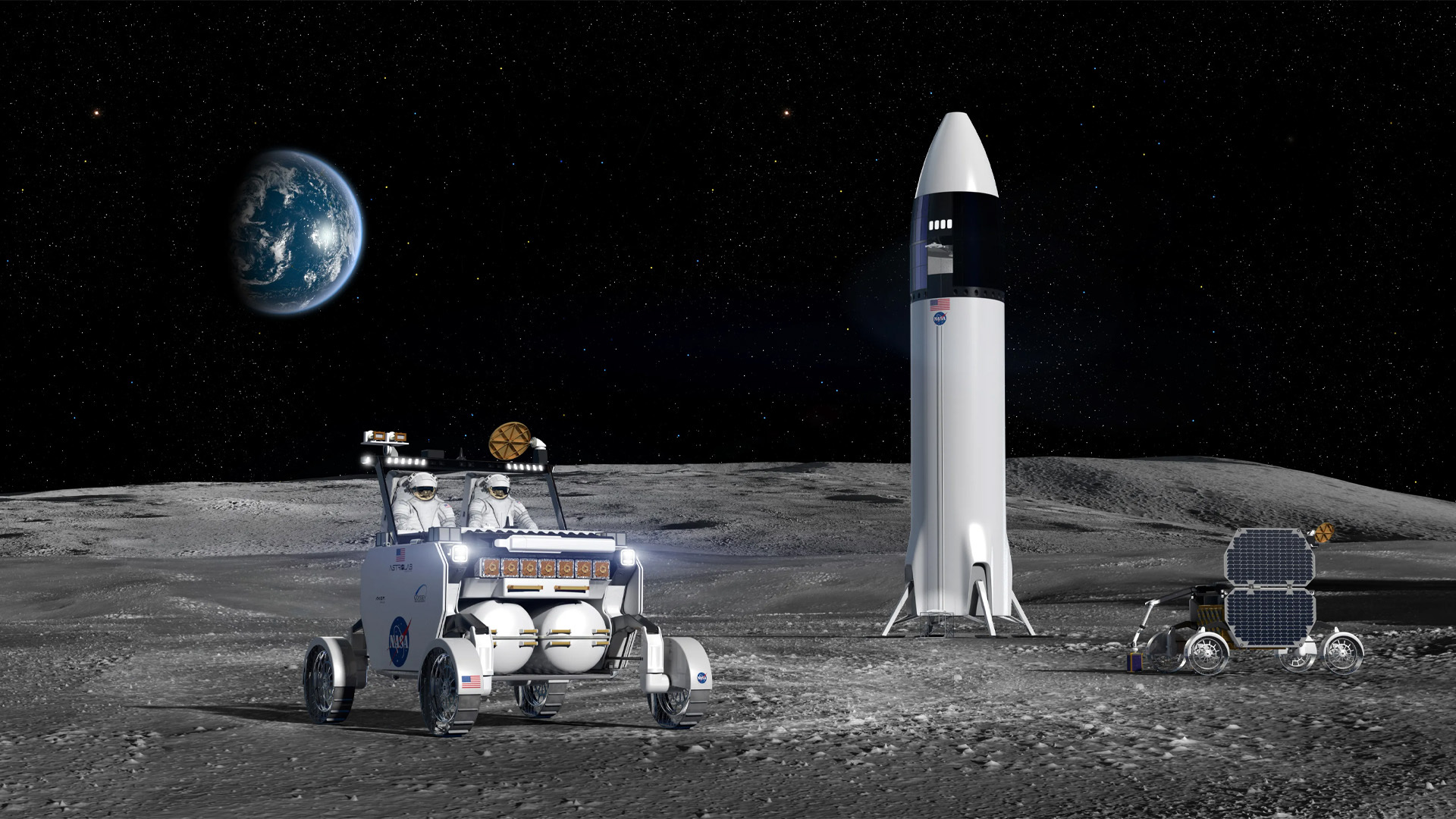 SpaceX Teams Up with Lunar Outpost to Send Rover to the Moon by 2029 in Major Deal