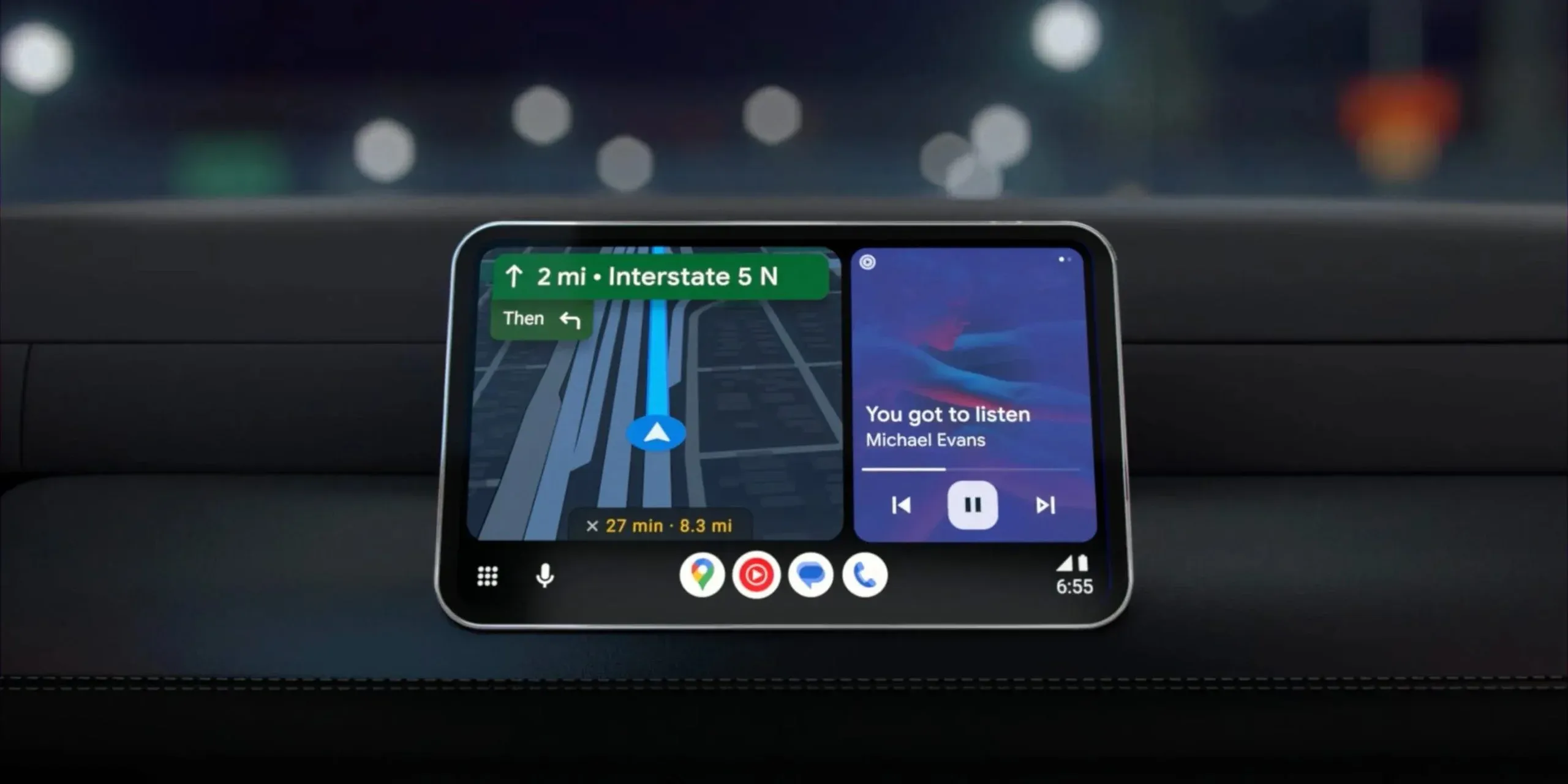 Google's Latest Update Transforms Android Auto Discover the New Colorful Interface Enhancing Your Drive---