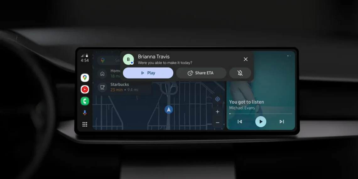 Google's Latest Update Transforms Android Auto Discover the New Colorful Interface Enhancing Your Drive