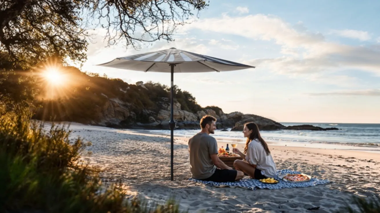 Check Out Anker's Cool New Solar-Powered Umbrella Unveiled at CES 2025 Charge Your Gadgets While You Chill at the Beach----