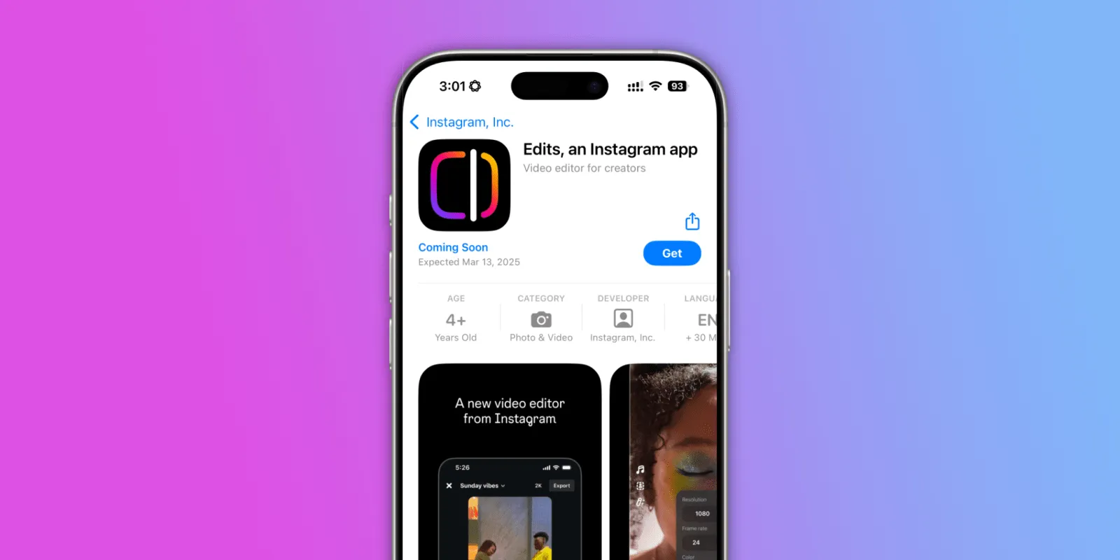 Instagram Steps Up New 'Edits' App Promises Next-Level Video Making for Your Phone--