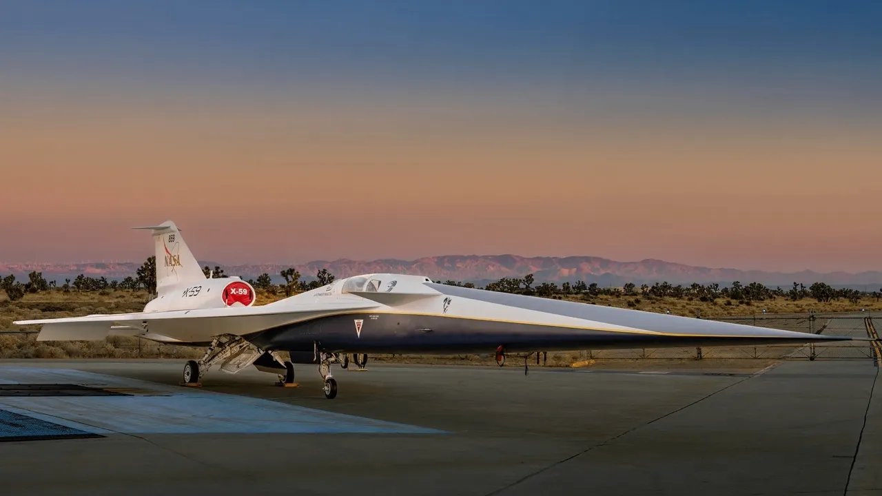 NASA's New X-59 Jet Promises Quieter Skies: Could This Be the Future of Faster Flights Across the U.S.?